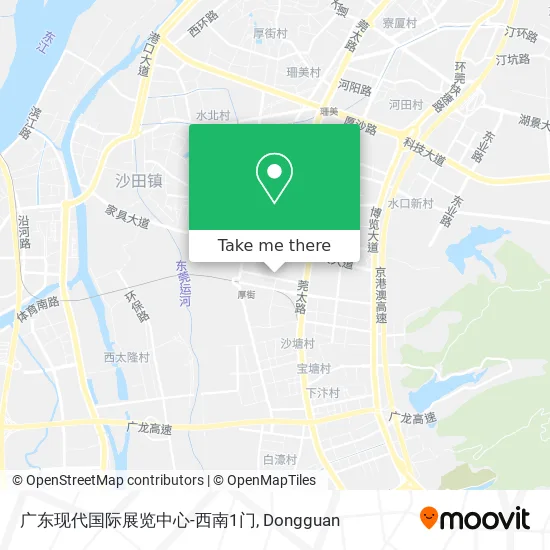 广东现代国际展览中心-西南1门 map