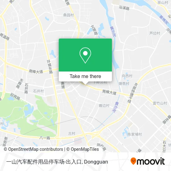 一山汽车配件用品停车场-出入口 map