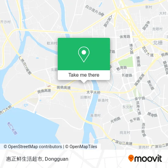 惠正鲜生活超市 map