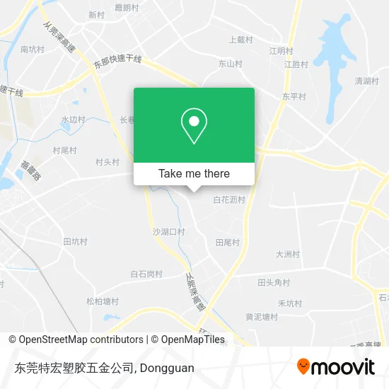 东莞特宏塑胶五金公司 map