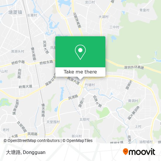 大塘路 map