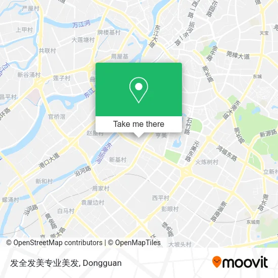 发全发美专业美发 map