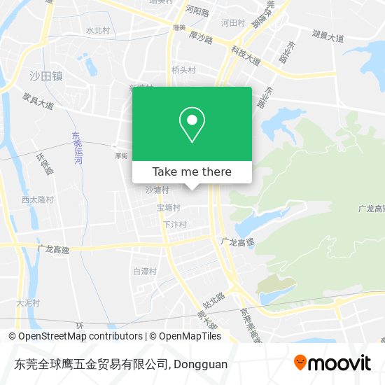东莞全球鹰五金贸易有限公司 map