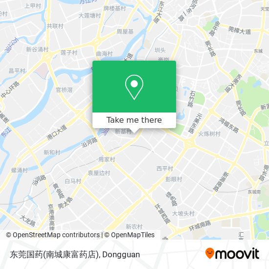东莞国药(南城康富药店) map