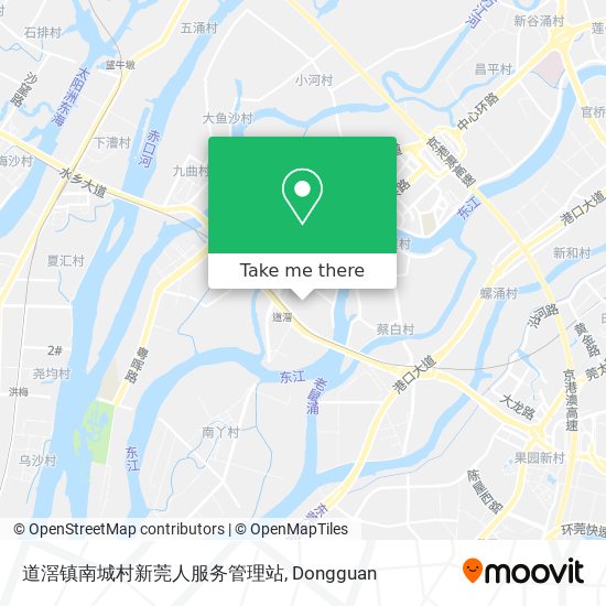 道滘镇南城村新莞人服务管理站 map