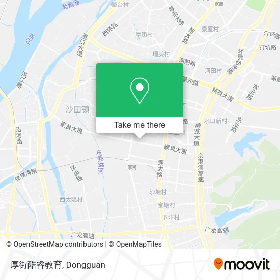 厚街酷睿教育 map
