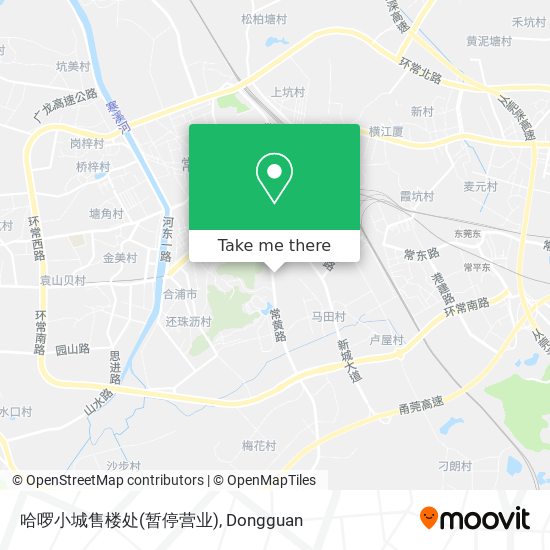哈啰小城售楼处(暂停营业) map