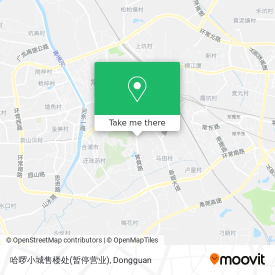 哈啰小城售楼处(暂停营业) map