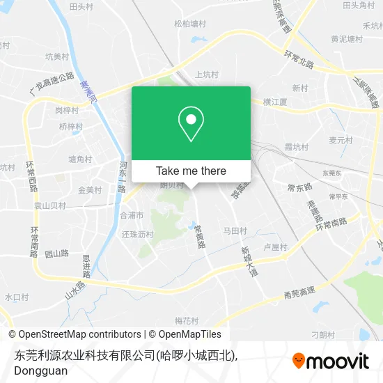 东莞利源农业科技有限公司(哈啰小城西北) map