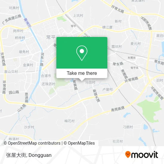 张屋大街 map