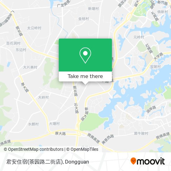 君安住宿(茶园路二街店) map