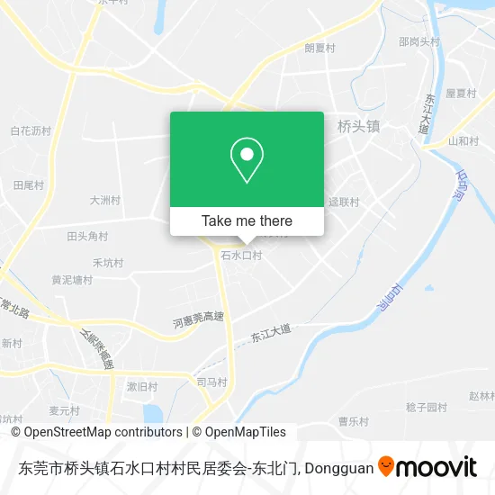 东莞市桥头镇石水口村村民居委会-东北门 map