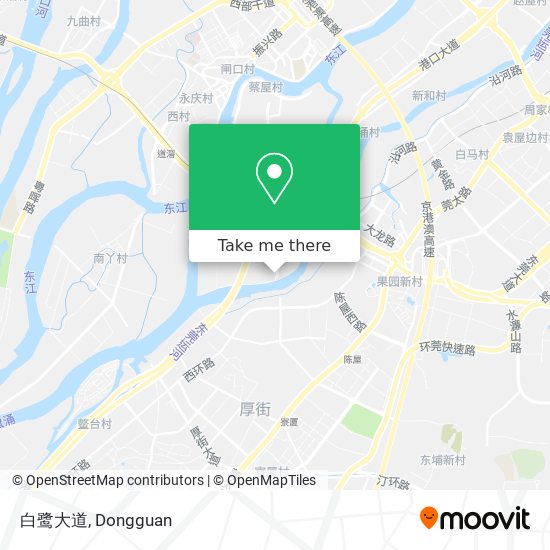 白鹭大道 map