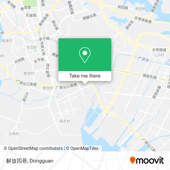 解放四巷 map