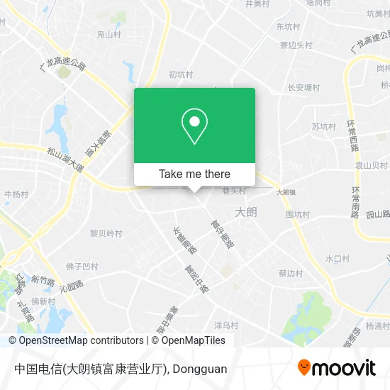 中国电信(大朗镇富康营业厅) map