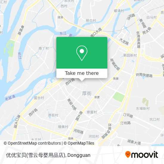 优优宝贝(雪云母婴用品店) map
