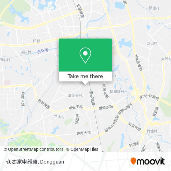 众杰家电维修 map