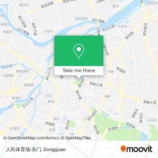 人民体育场-东门 map