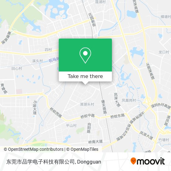 东莞市品学电子科技有限公司 map