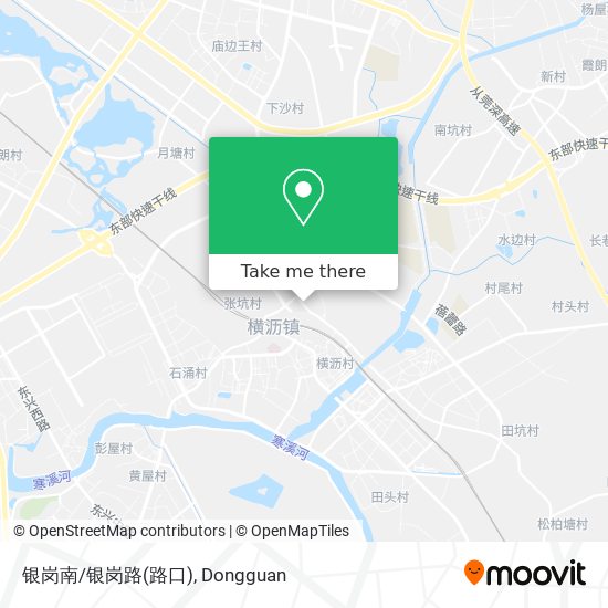 银岗南/银岗路(路口) map