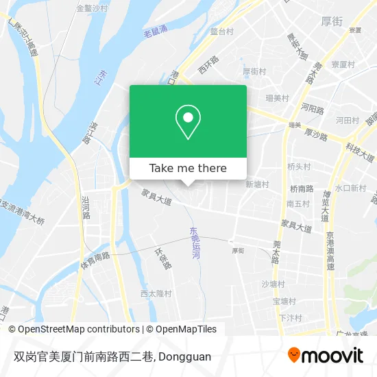 双岗官美厦门前南路西二巷 map