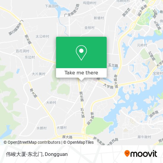 伟峻大厦-东北门 map