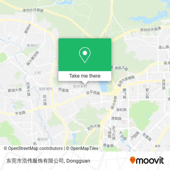 东莞市浩伟服饰有限公司 map