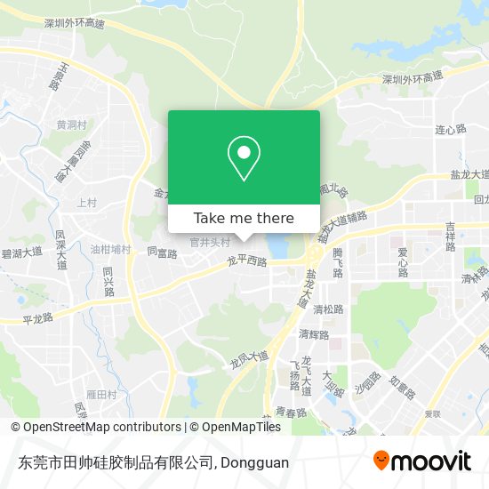 东莞市田帅硅胶制品有限公司 map