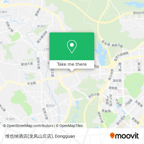 维也纳酒店(龙凤山庄店) map