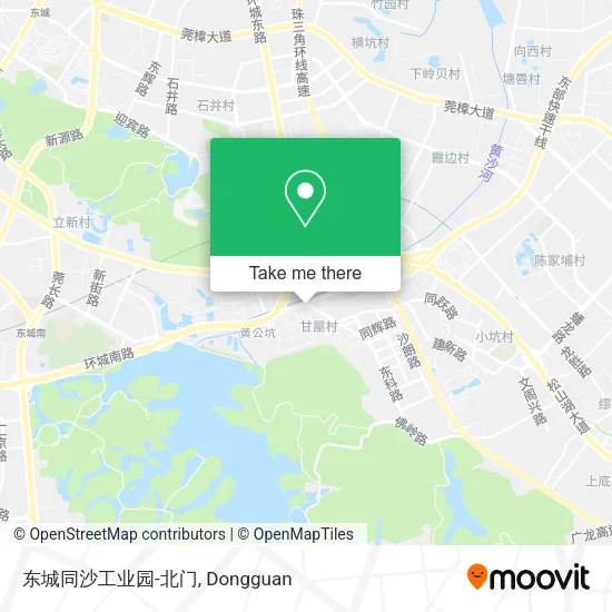 东城同沙工业园-北门 map