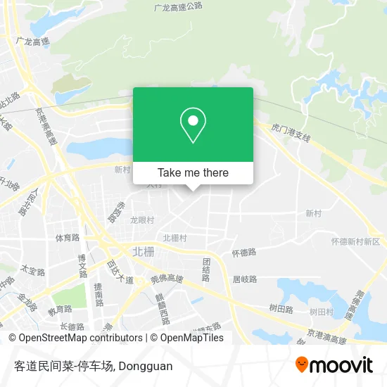 客道民间菜-停车场 map