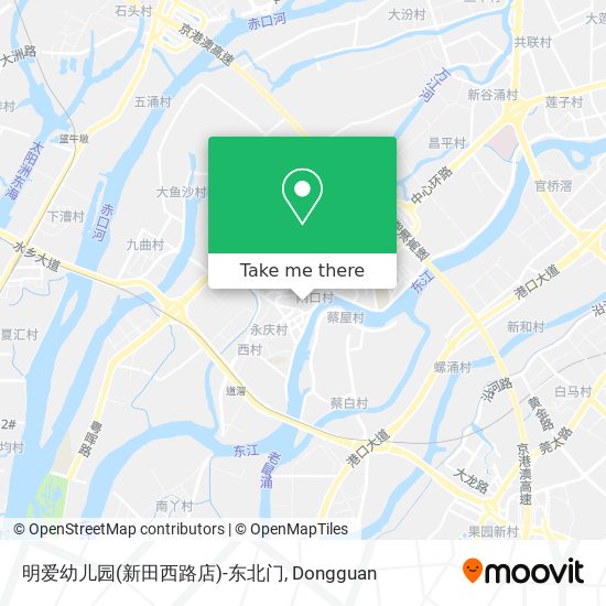 明爱幼儿园(新田西路店)-东北门 map