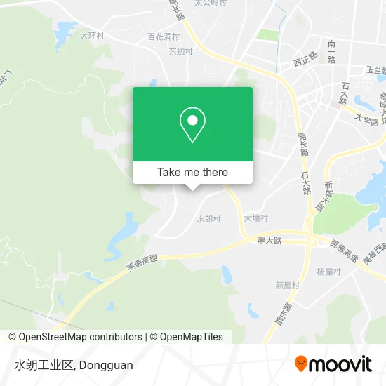 水朗工业区 map