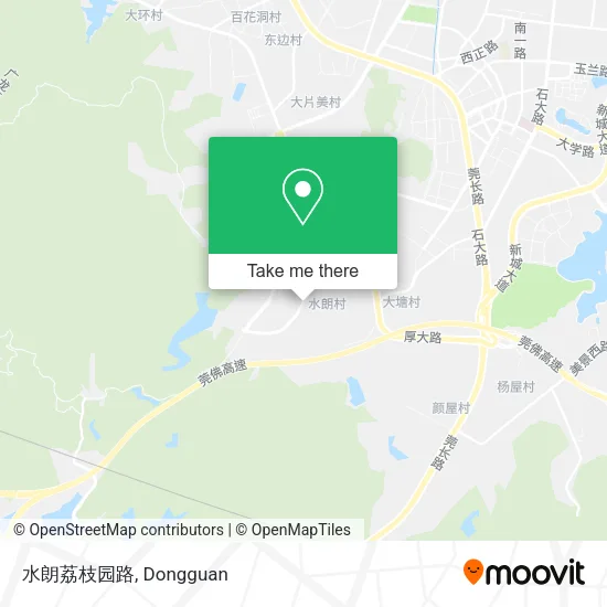 水朗荔枝园路 map