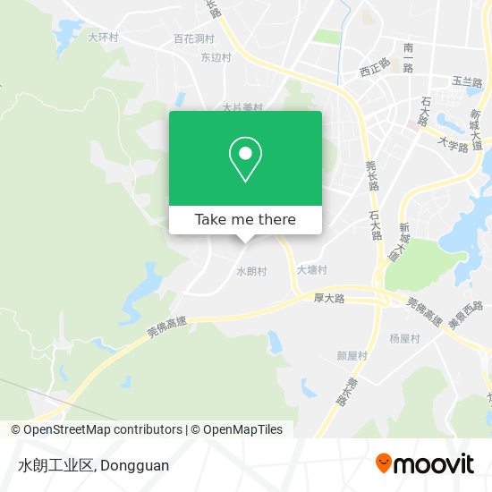 水朗工业区 map
