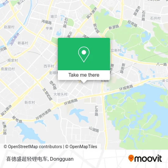 喜德盛超轻锂电车 map
