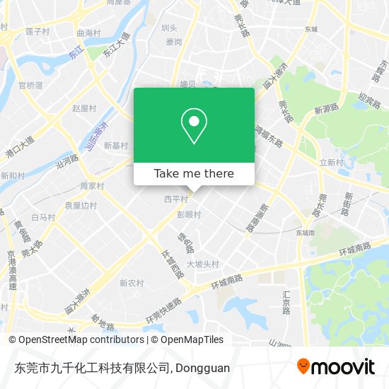 东莞市九千化工科技有限公司 map