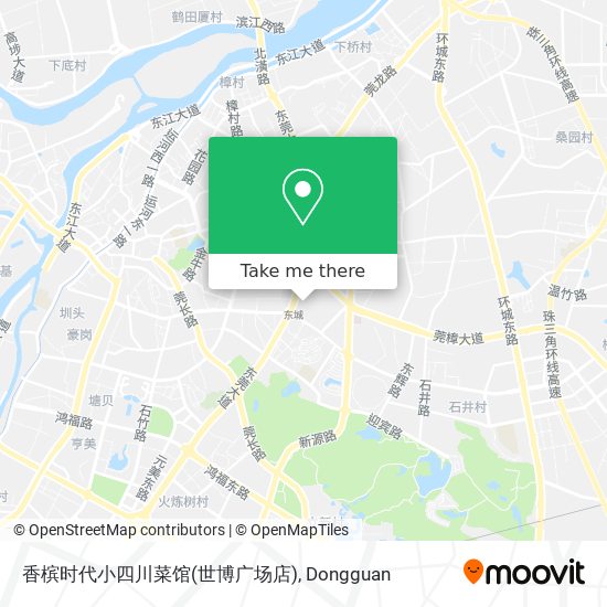 香槟时代小四川菜馆(世博广场店) map