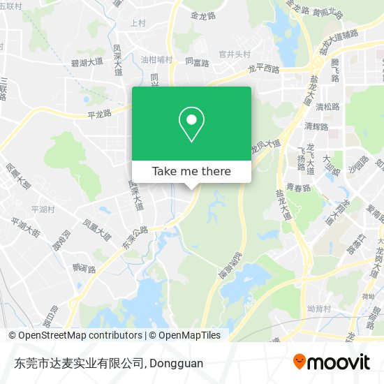 东莞市达麦实业有限公司 map