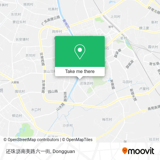 还珠沥南美路六一街 map