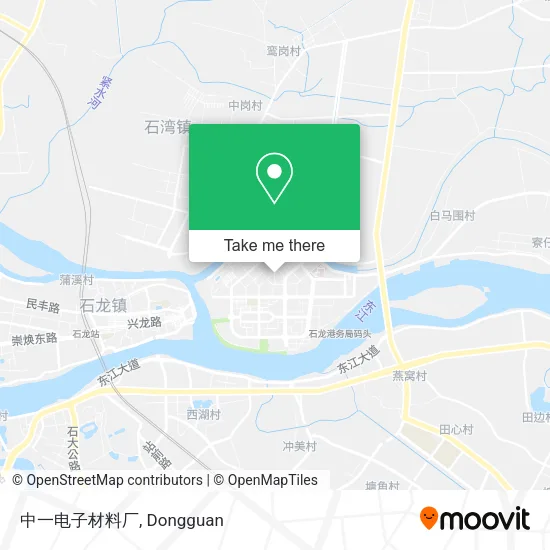 中一电子材料厂 map