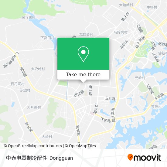 中泰电器制冷配件 map