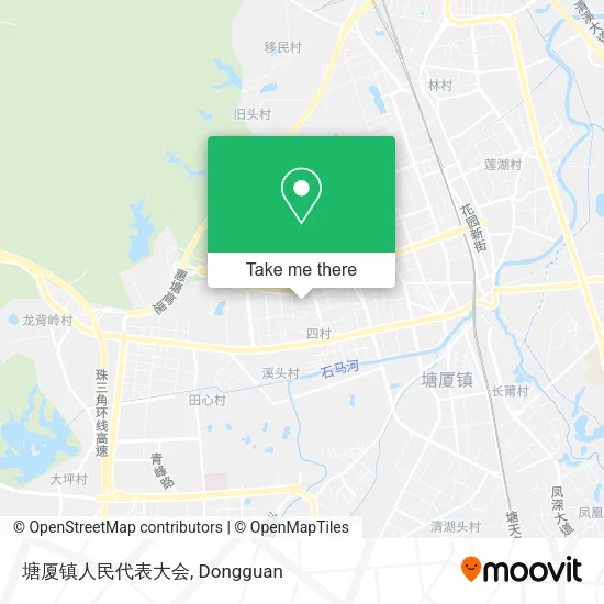 塘厦镇人民代表大会 map