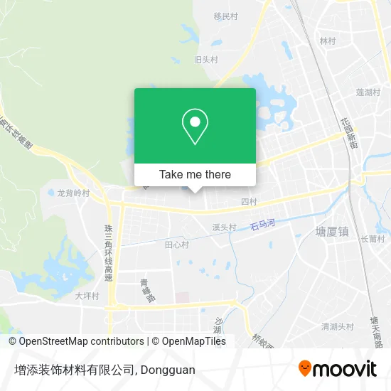 增添装饰材料有限公司 map