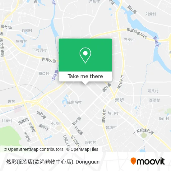 然彩服装店(欧尚购物中心店) map