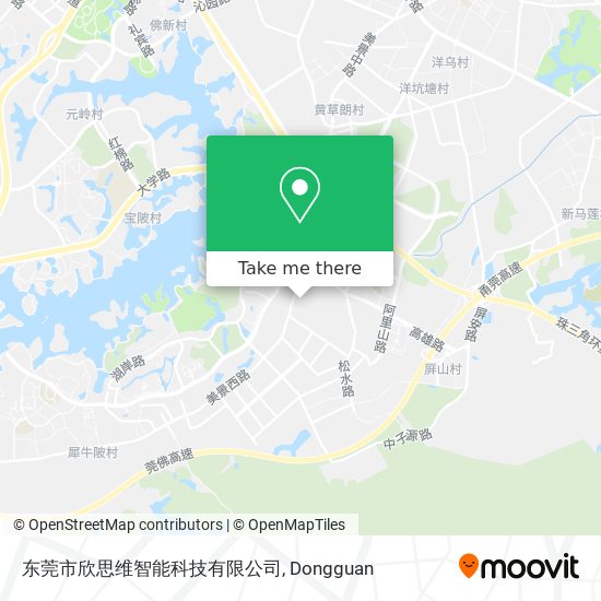 东莞市欣思维智能科技有限公司 map
