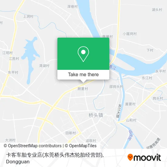 卡客车胎专业店(东莞桥头伟杰轮胎经营部) map