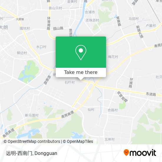 远明-西南门 map