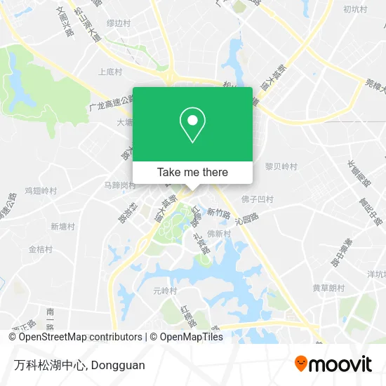 万科松湖中心 map