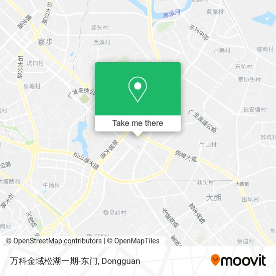 万科金域松湖一期-东门 map